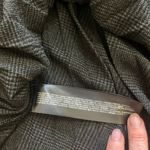 MANGO MNG Accordion Pleated Checked Midi Retro Skirt 4 - Picture 7 of 16